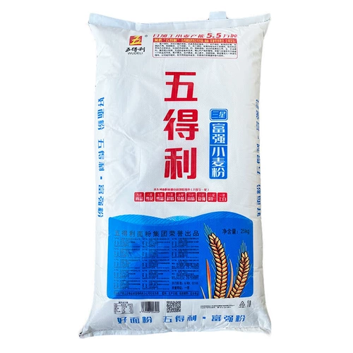 Wudida Flour 50 Catties of Samsung Fuliang после 25 -километрового булочка Булочка Пекарня пекарня пекарня высокая домохозяйство.