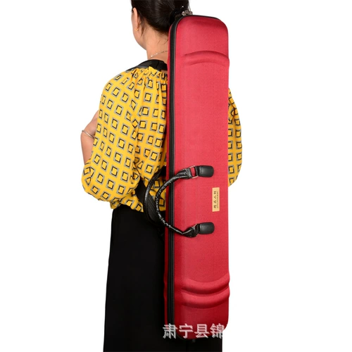 Модернизированная коробка Erhu Oxford ткань ткань с двумя плечами с двумя плечами, кожаная ручка, мягкая ручка, антикомпрессия, жесткая коробка