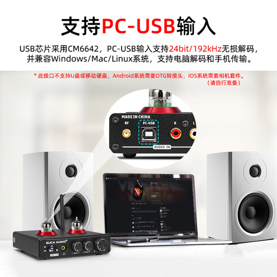 Vejiga pre-nivel Bluetooth 5.0 Actor Voice Actor T5C Preamplificador de tubo Amadder USB DECODE DAC Amplificador de cabezal DAC