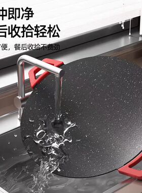 多功能家用烤肉电烤盘无烟不粘锅烤锅韩式一体大尺寸烧烤炉批发