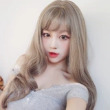 Harajuku cos wig wig grandma grey -grey fluffy long Curly Hair Banks Длинные волосы, дым -серый макияж поддельные волосы