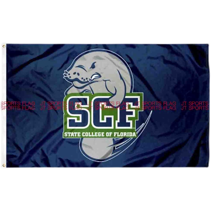 佛罗里达州立大学海牛旗State College of Florida SCF Manatees - 图0