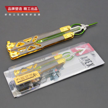 APEX peripheral power kid heirloom butterfly knife toy evil spirit alloy model foldable figure potion version