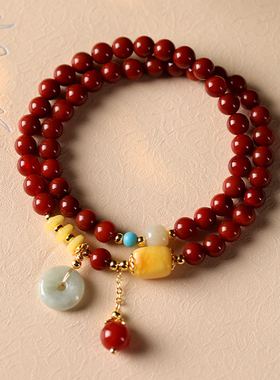 转运珠配件男女通用和田玉饰品