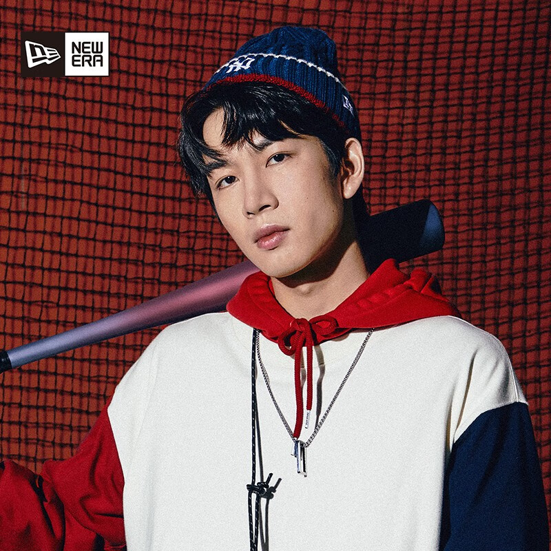 NewEra纽亦华男女款MLB刺绣保暖休闲针织帽毛线帽冷帽13039338