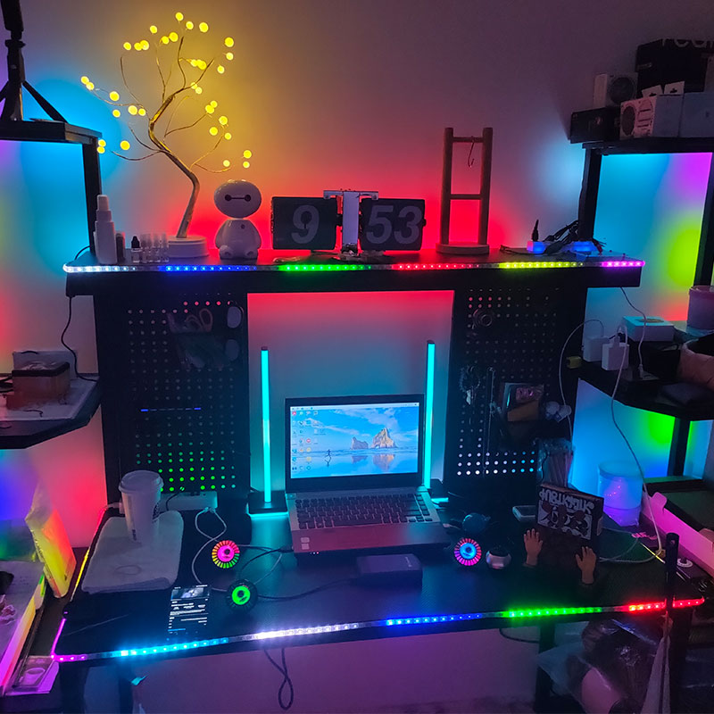 5V12V computer case RGB synchronous remote control light strip