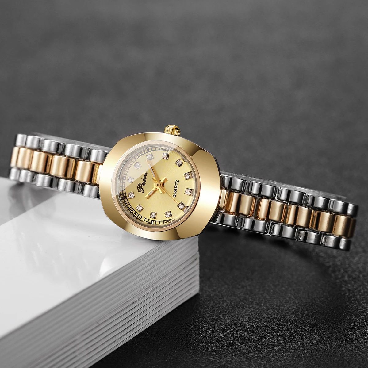 Luxury Diamond Women Watches Fashion Small Dial Ladies Quart - 图3