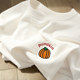 White heavy cotton short-sleeved t-shirt for women 2026 new style