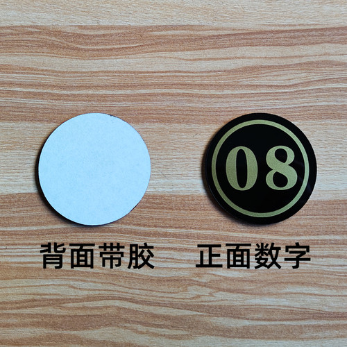 储物柜号码牌贴柜子数字贴手牌编号寄存牌桑拿更衣柜号码牌存包柜 - 图1