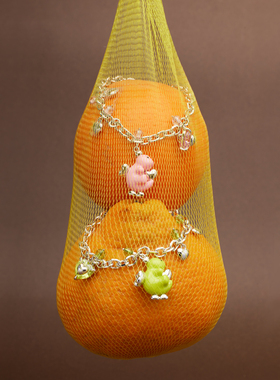 FWISH情侣珐琅锆石原创设计手链