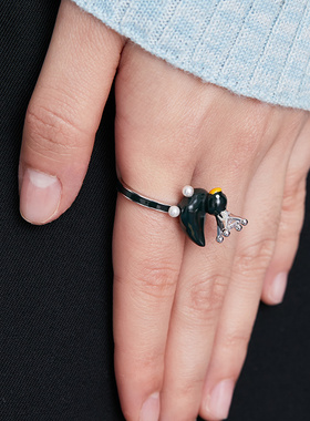 FWISH女纯银治愈特别戒指