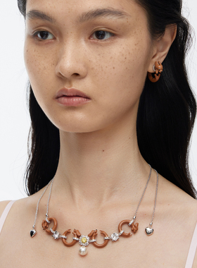 FWISH飞未夕宝石花花项链