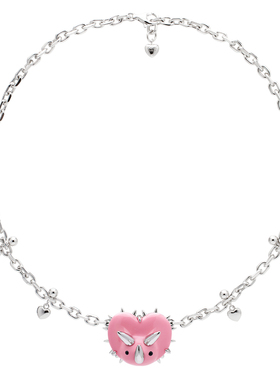 FWISH珐琅十字链情侣原创项链