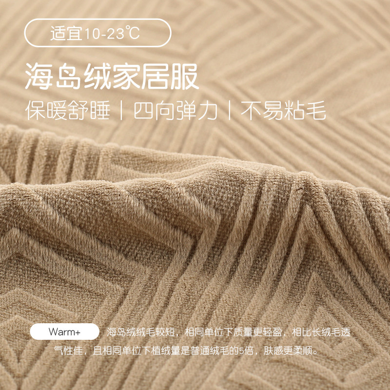 男士睡袍冬季加绒加厚保暖珊瑚绒睡衣冬款海岛绒浴袍大码家居服,淘宝优惠券,粉丝福利购,淘宝优惠卷