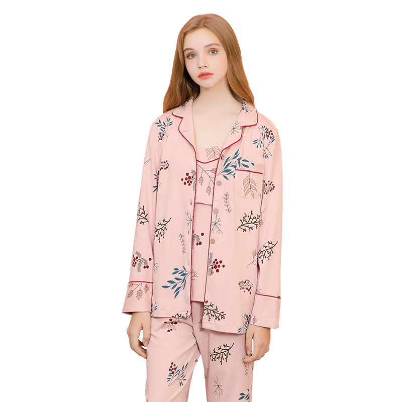 月子服春秋纯棉款产后3月份2睡衣 乔月家居服套装