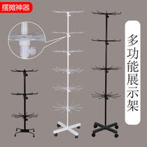 Socks Show Rack Socks Display Rack Ground Swivel Display Frame Sub accessories Jewelry Scarf hat Show items