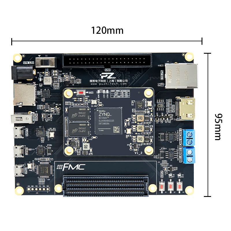 璞致FPGA XILINX开发板 ZYNQ开发板 ZYNQ7000 7010 7020 FMC ADC - 图2