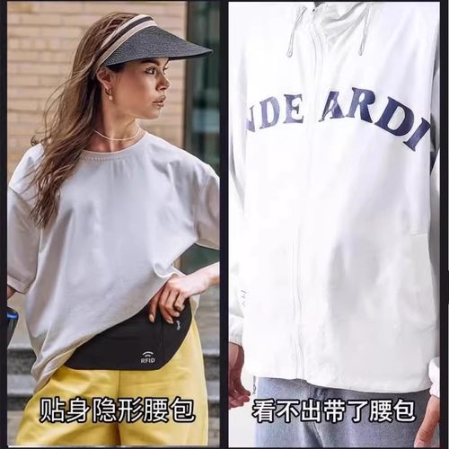 高端出国贴身防盗腰包真RFID旅游欧洲隐形薄款证件护照包防偷钱包 - 图3