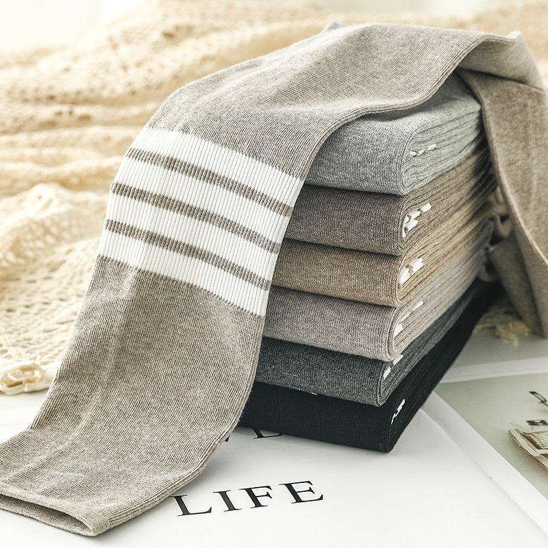 春秋季韩版灰色外穿棉日系小脚裤 汐怡打底裤