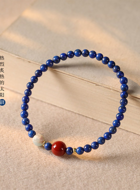 青金石手串小珠细款叠戴手链