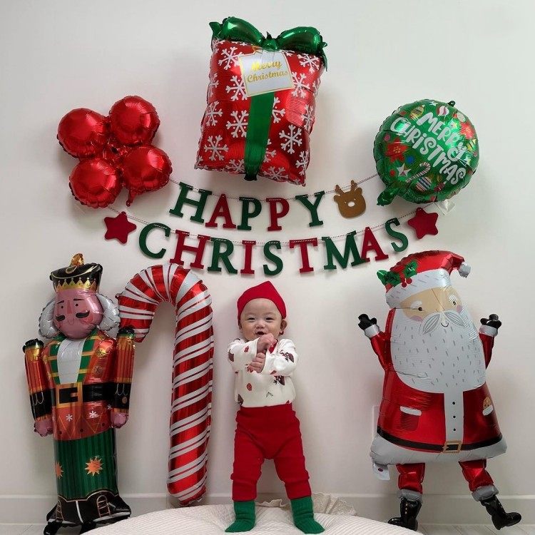 ins风新款圣诞字母毛毡装饰拉花新年装饰用品气氛道具拉旗,淘宝优惠券,粉丝福利购,淘宝优惠卷