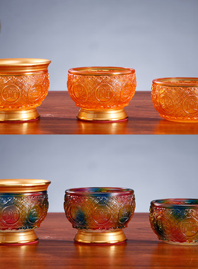 供碗供杯佛前供祖先拜神招财贡碗