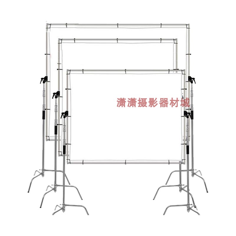 摄影柔光屏平面广告多角度控光柔光屏框带柔光布格栅多规格可选