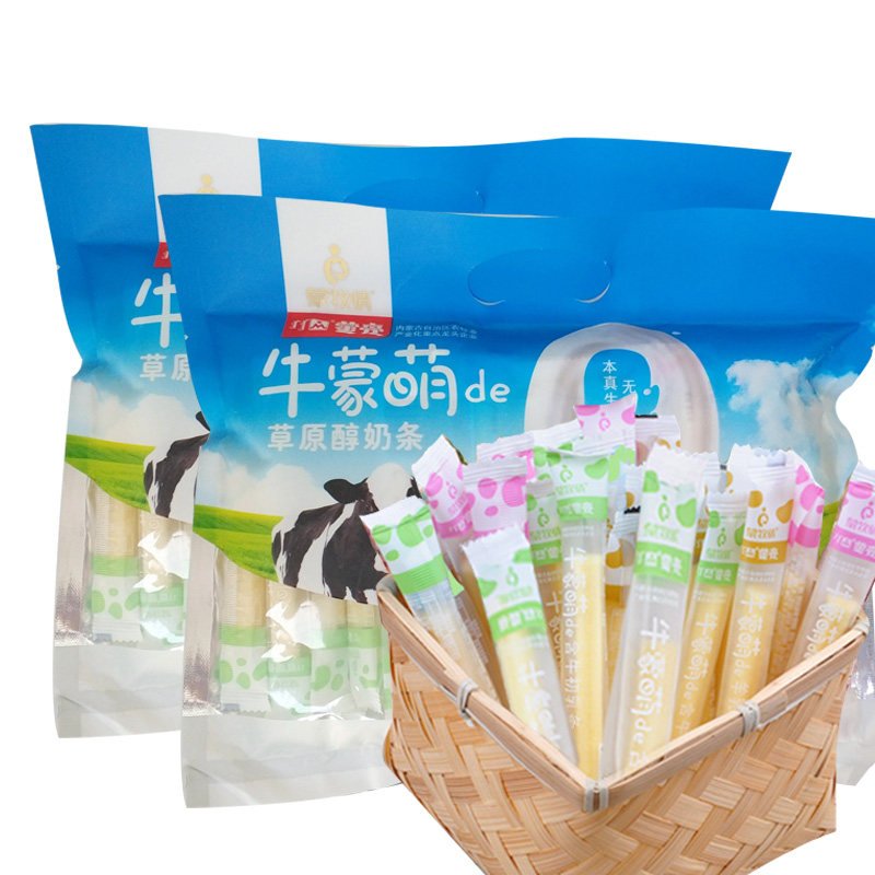 蒙亮牛奶条360g 蒙牧情 牛蒙萌de奶条 牛奶棒 内蒙奶酪条独立包装,淘宝优惠券,粉丝福利购,淘宝优惠卷
