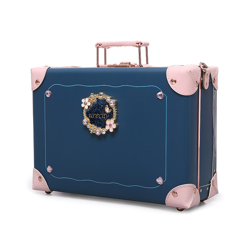 urecity手工16寸电脑女小型密码箱 urecity旅行箱