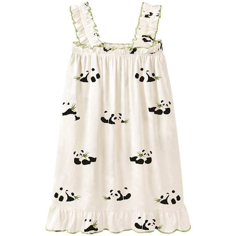 pinksea睡裙夏凉感冰丝薄款连衣裙 pinksea内衣睡裙