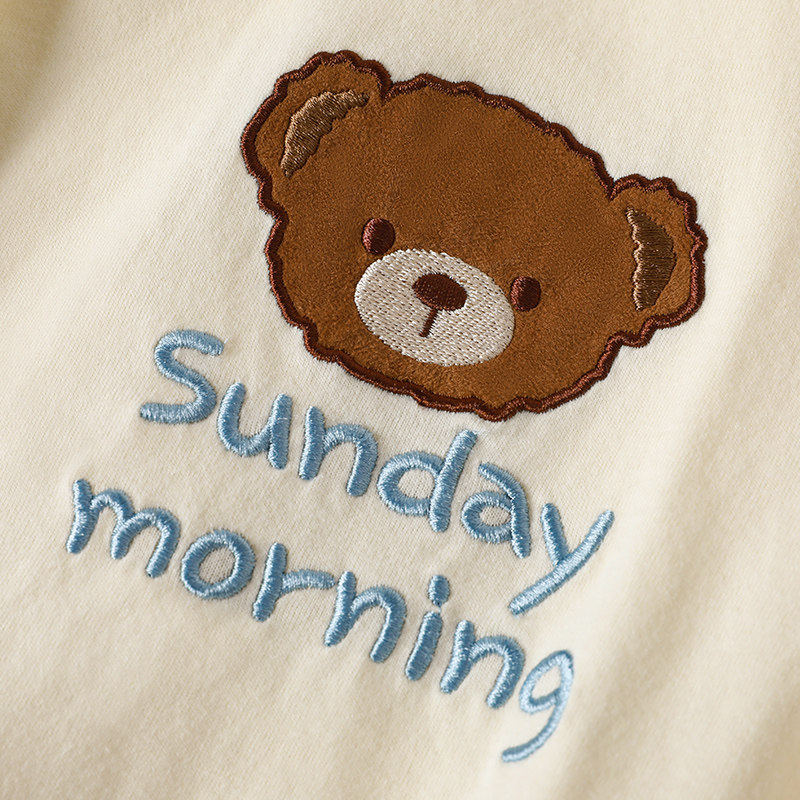 pinksea情侣纯棉长袖春秋季睡衣 pinksea内衣睡衣/家居服套装