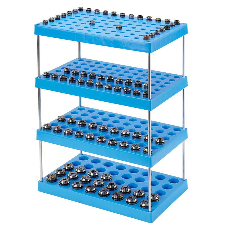 CNC加工中心ER夹头收纳盒筒夹整理架铣刀放置工具刀具弹簧夹头盒