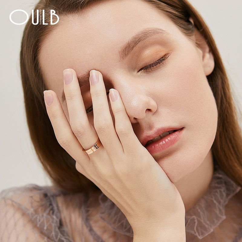 官网正品小ck对戒满天星潮情侣戒指 欧莲宝戒指/指环