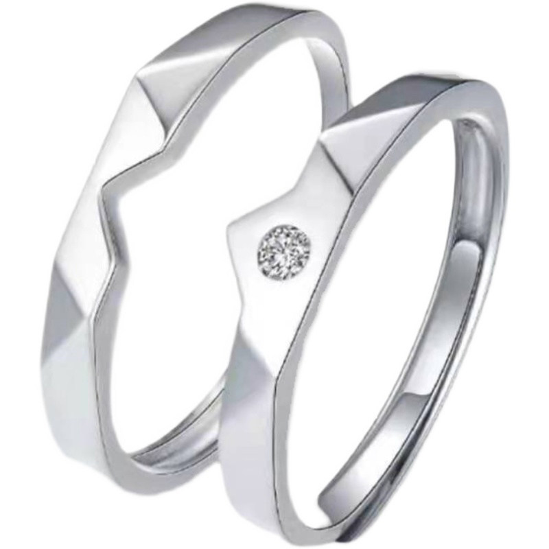 官方正品s925破云周边adagio对戒 欧莲宝戒指/指环