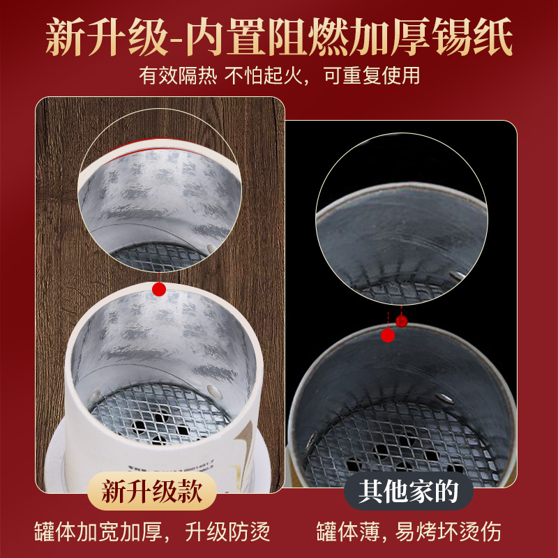 艾灸盒小悬灸筒罐随身灸家用工具艾条柱全身通用盒子熏蒸仪贴器具 - 图1