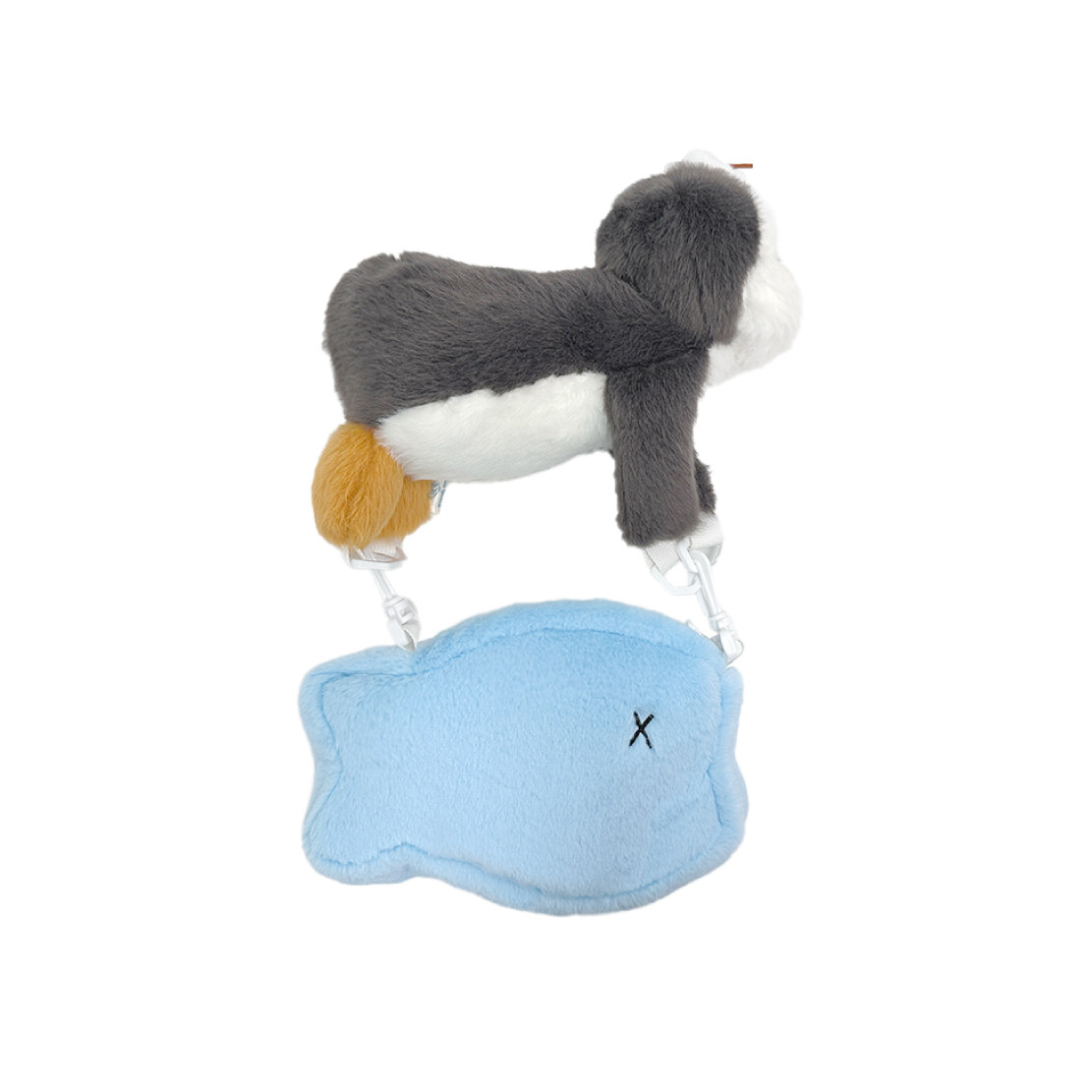 露娜的奇妙之旅可爱小企鹅趴肩包包Lolita毛绒玩偶斜挎包胸包背包,淘宝优惠券,粉丝福利购,淘宝优惠卷