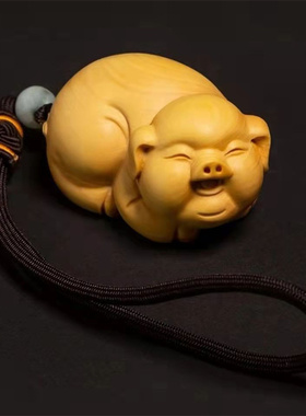 黄杨木雕刻工艺品文玩手把随身