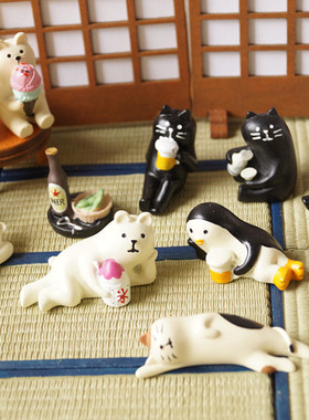 喵星人系列迷你树脂旅猫摆件