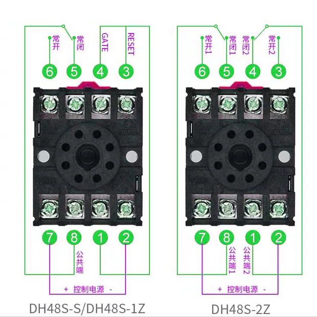 DH48S-S/DH48S-1Z/DH48S-2Z/DH48S-2ZH 数显循环时间继电器 - 图0