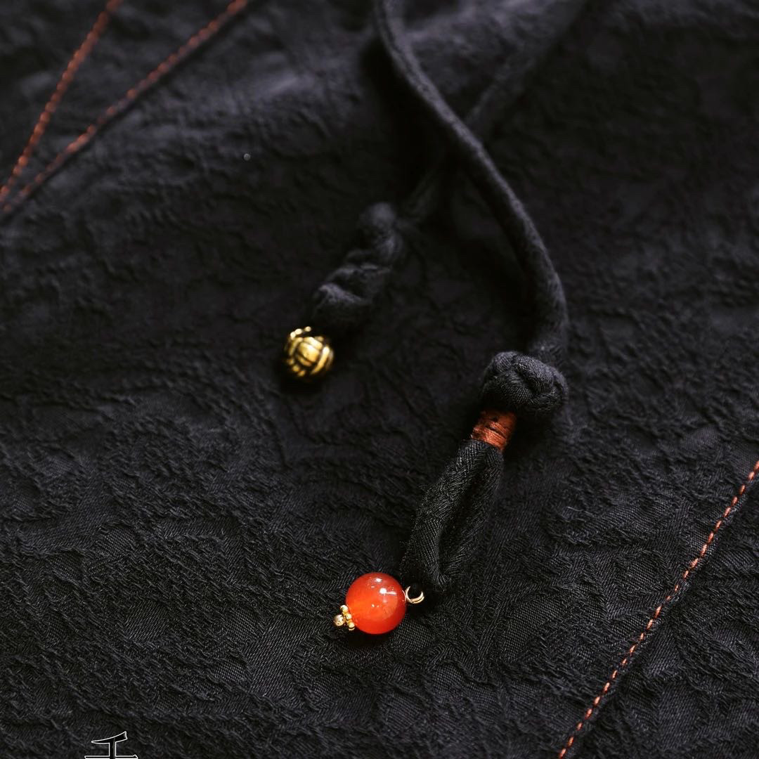 千椿物喜冬季新中式国风复古长袖松紧高腰百搭黑色棉裤阔腿裤长裤,淘宝优惠券,粉丝福利购,淘宝优惠卷