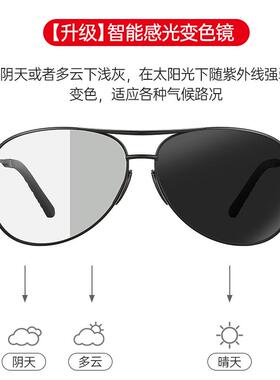 开车专用司机驾驶墨镜偏光款男士高级感变色太阳眼镜夜视钓鱼眼睛