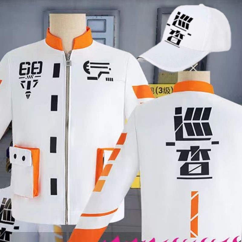 成人cos和平精英巡查员短袖T恤套装真人吃鸡同款全套学生少儿衣服 - 图1