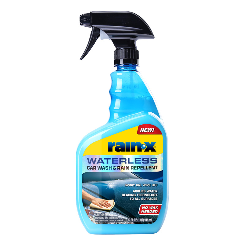 rainx防雨镀膜上光无水洗车液白车专用清洗免冲汽车玻璃漆面水蜡 - 图3