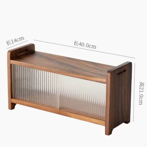 实木胡桃木桌面多层茶杯架子小型茶具置物架摆件收纳架台式博古架 - 图3