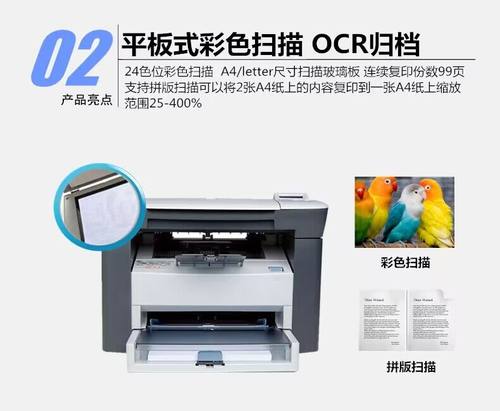 HP1005激光多功能一体打印机复印扫描黑白打印机办公A4-图1