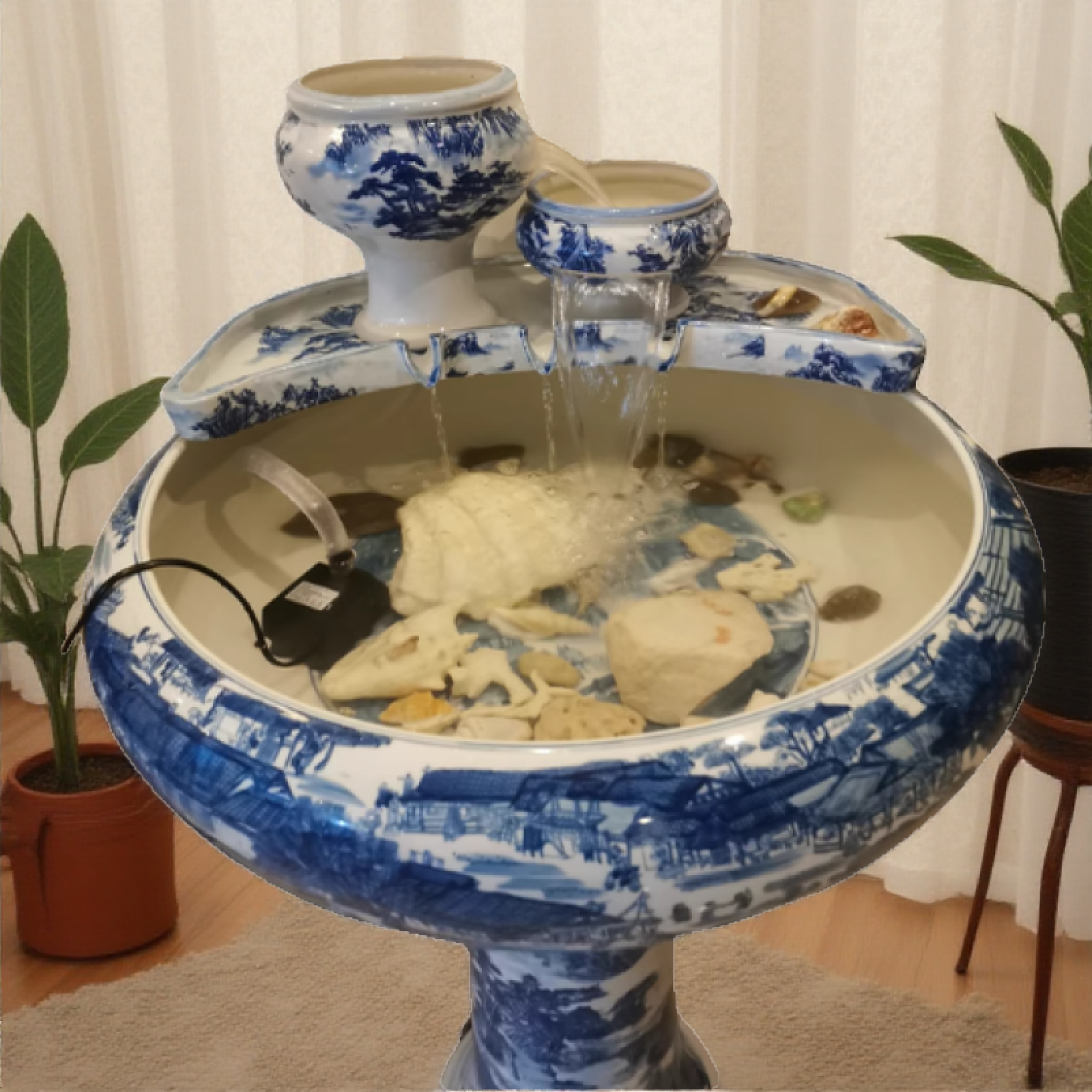 包邮水缸循环过滤器流水瀑布陶瓷摆件古法养鱼缸增氧循环过滤陶罐,淘宝优惠券,粉丝福利购,淘宝优惠卷