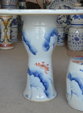 景德镇包邮桌子手绘放置青花瓷