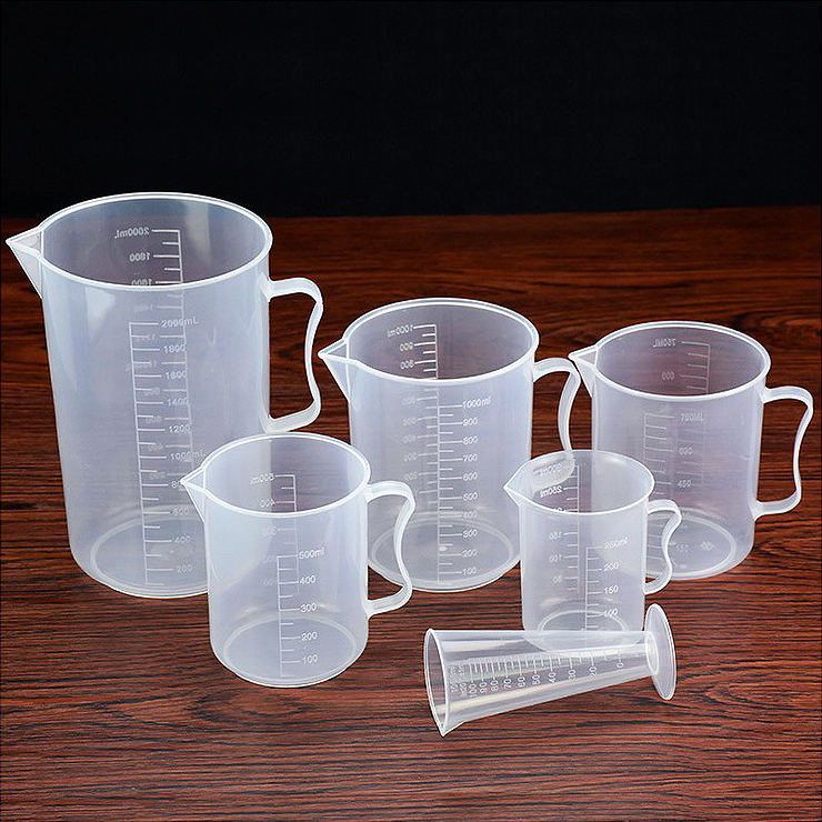 家用厨房烘焙食品级小计量杯带刻度塑料大容量商用量水杯子5000ml - 图0