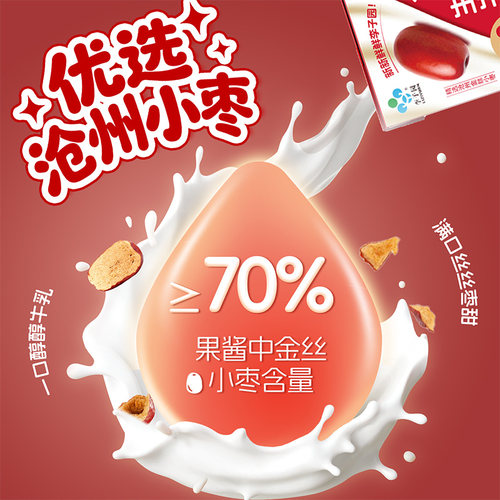 李子园金丝小红枣牛奶甜牛奶常温营养早餐奶整箱250ml*10盒 - 图1
