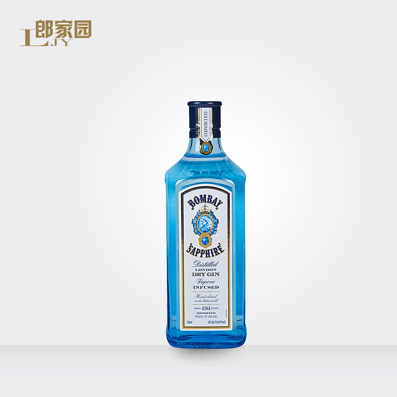 郎家园Bombay 孟买蓝宝石金酒杜松子酒鸡尾酒洋酒烈酒金汤力基酒 - 图0